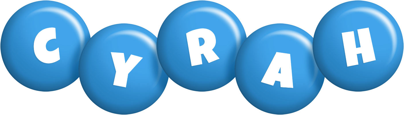 Cyrah candy-blue logo