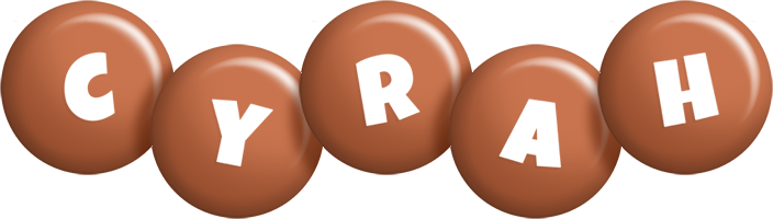 Cyrah candy-brown logo