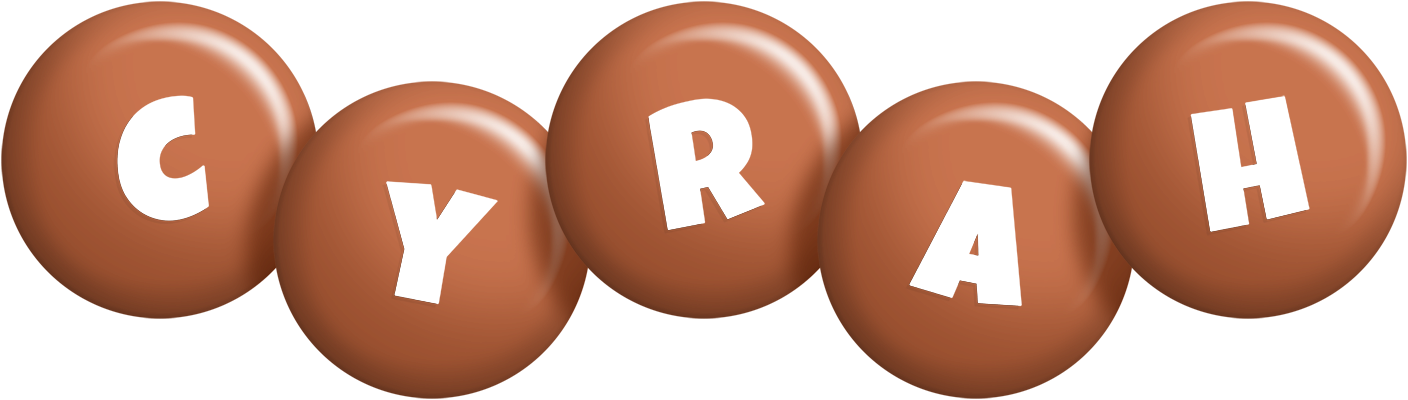 Cyrah candy-brown logo