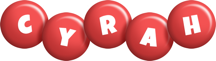 Cyrah candy-red logo