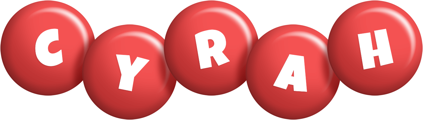 Cyrah candy-red logo