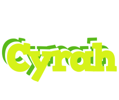 Cyrah citrus logo