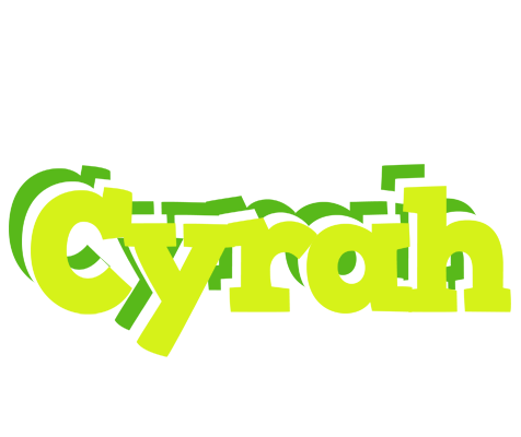 Cyrah citrus logo