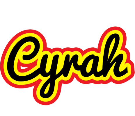 Cyrah flaming logo