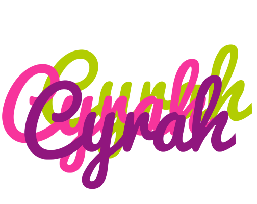 Cyrah flowers logo