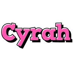 Cyrah girlish logo