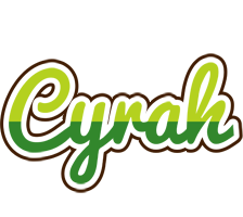 Cyrah golfing logo