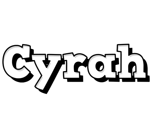 Cyrah snowing logo