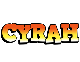 Cyrah sunset logo