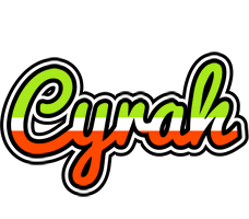 Cyrah superfun logo