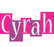 Cyrah whine logo