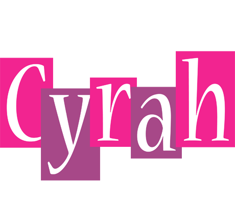 Cyrah whine logo
