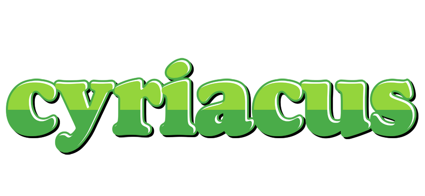 Cyriacus apple logo