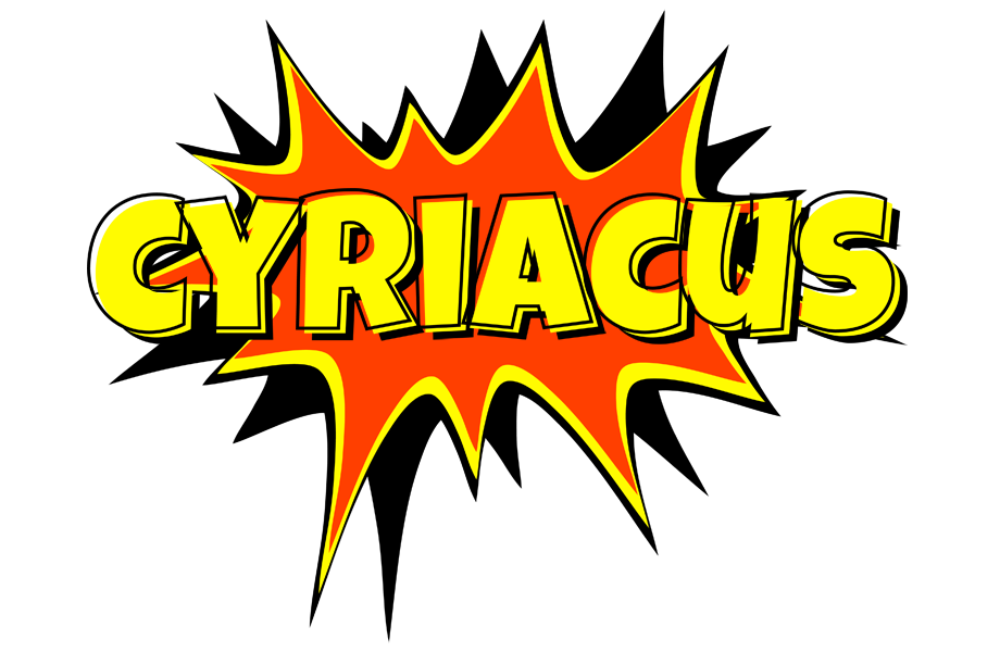 Cyriacus bazinga logo