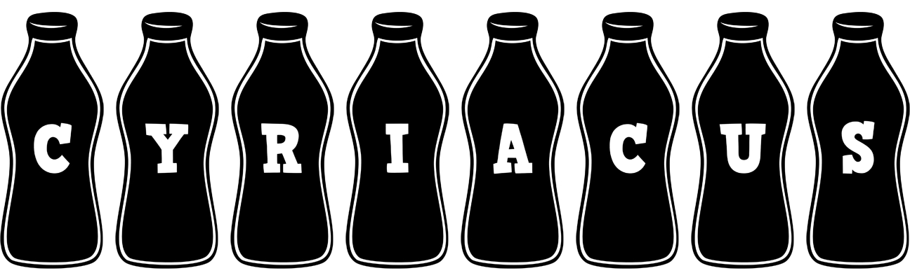 Cyriacus bottle logo