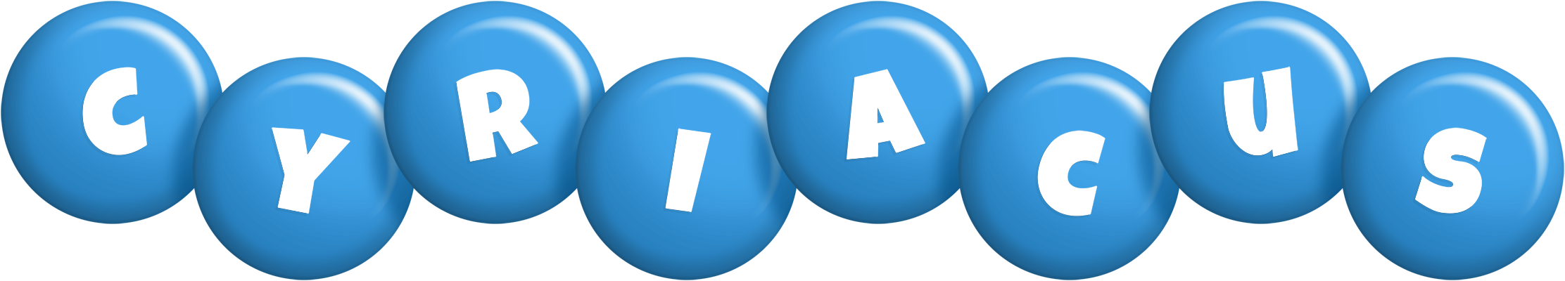 Cyriacus candy-blue logo