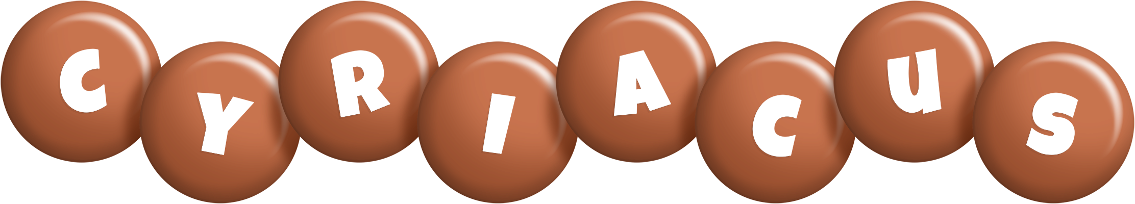 Cyriacus candy-brown logo