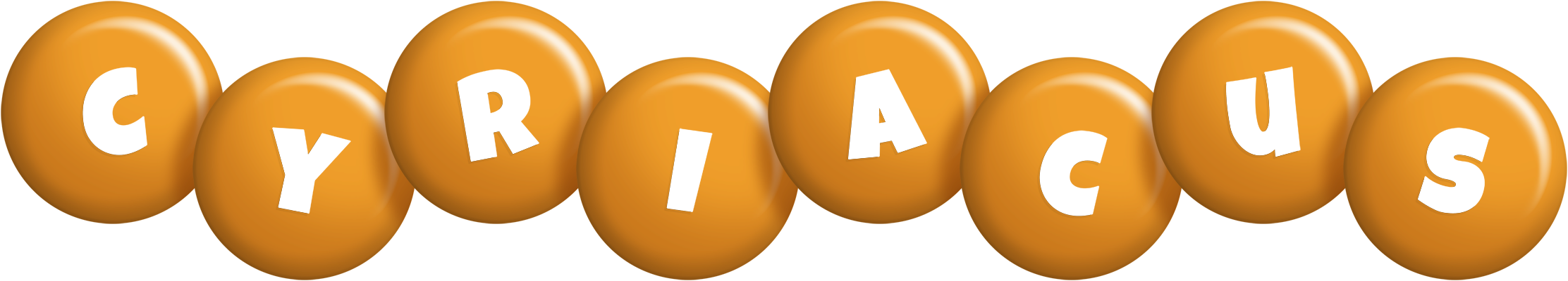 Cyriacus candy-orange logo