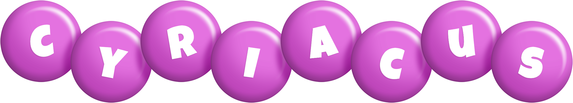 Cyriacus candy-purple logo