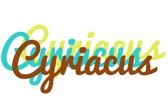 Cyriacus cupcake logo
