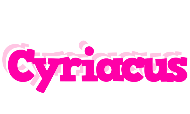 Cyriacus dancing logo