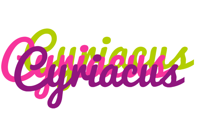 Cyriacus flowers logo