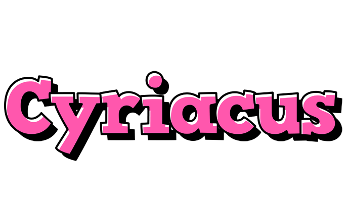 Cyriacus girlish logo