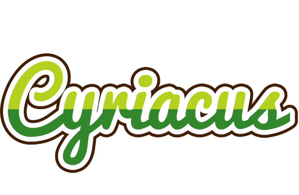Cyriacus golfing logo