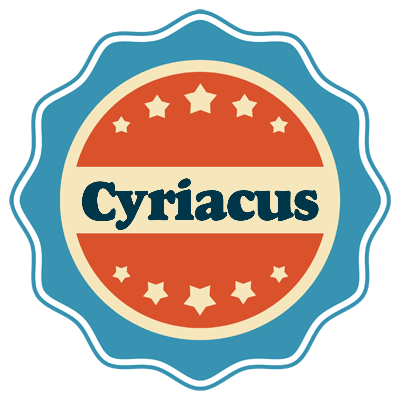 Cyriacus labels logo