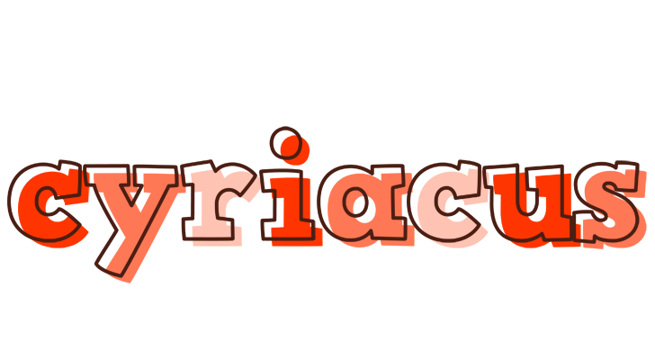 Cyriacus paint logo