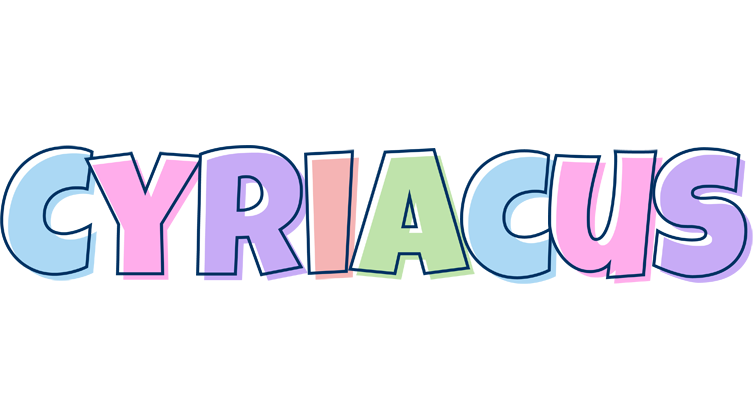 Cyriacus pastel logo