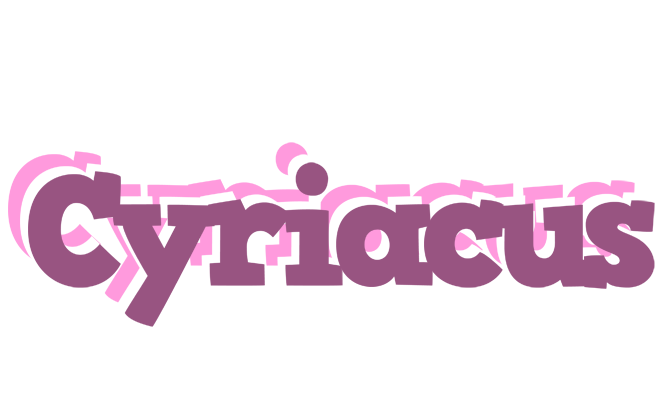 Cyriacus relaxing logo