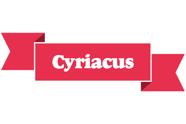 Cyriacus sale logo