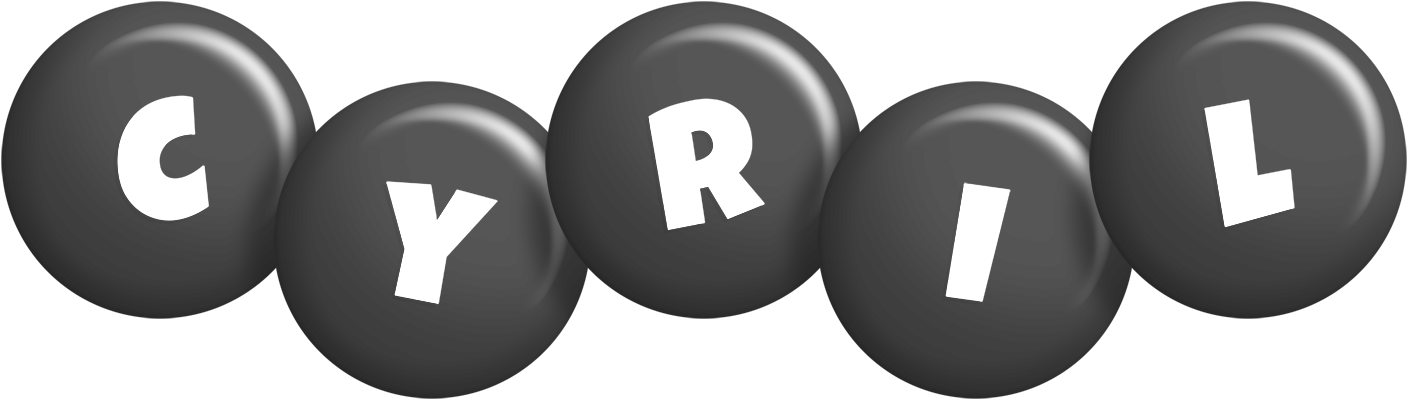Cyril candy-black logo