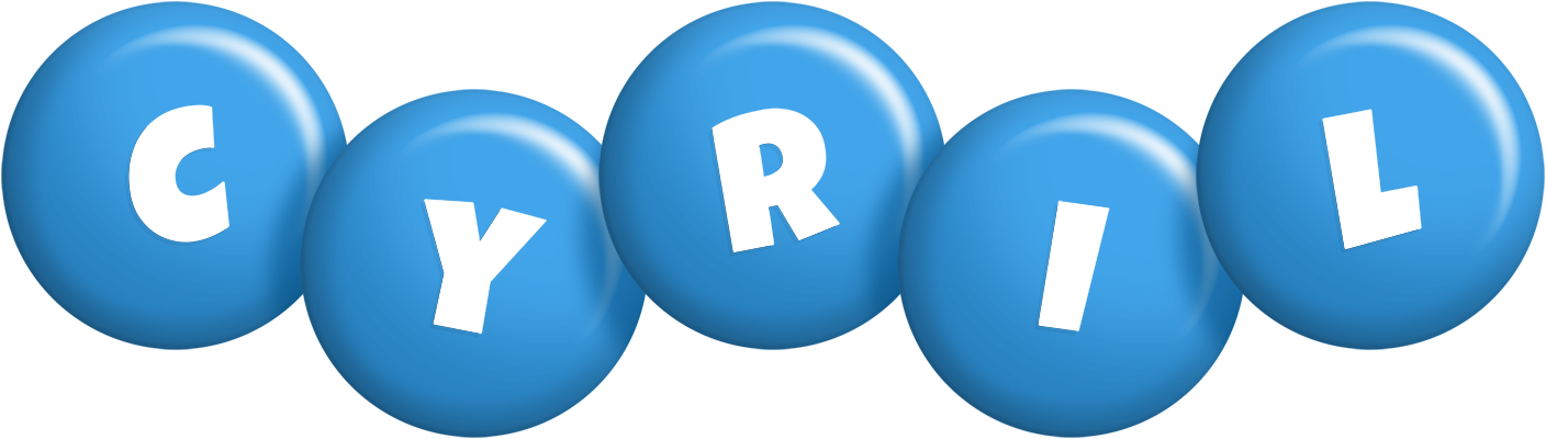 Cyril candy-blue logo