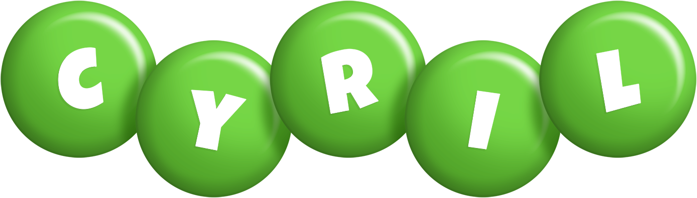 Cyril candy-green logo