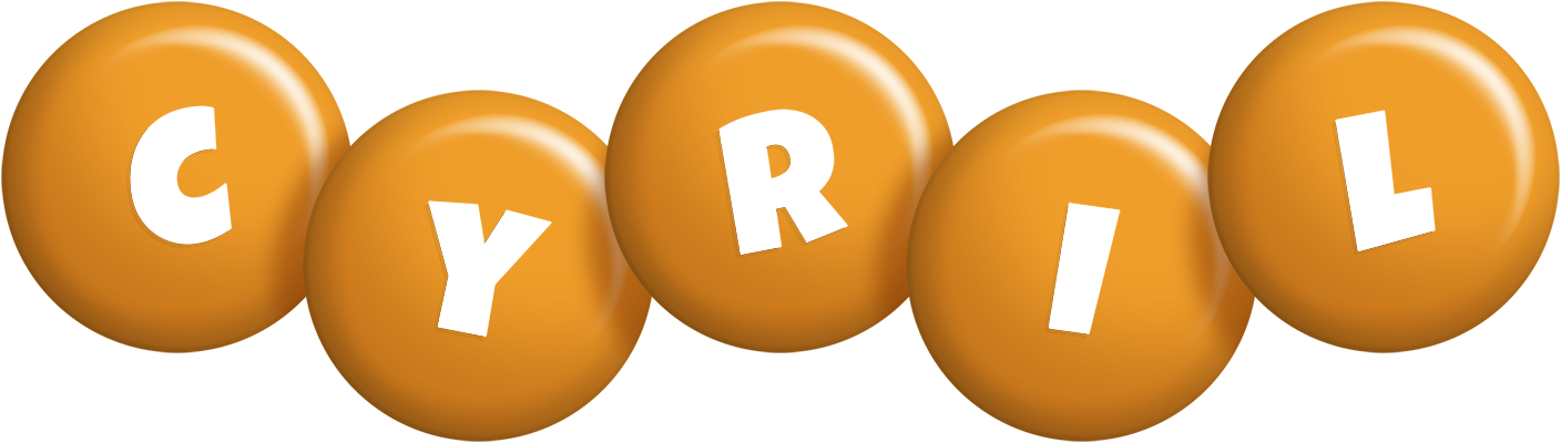 Cyril candy-orange logo