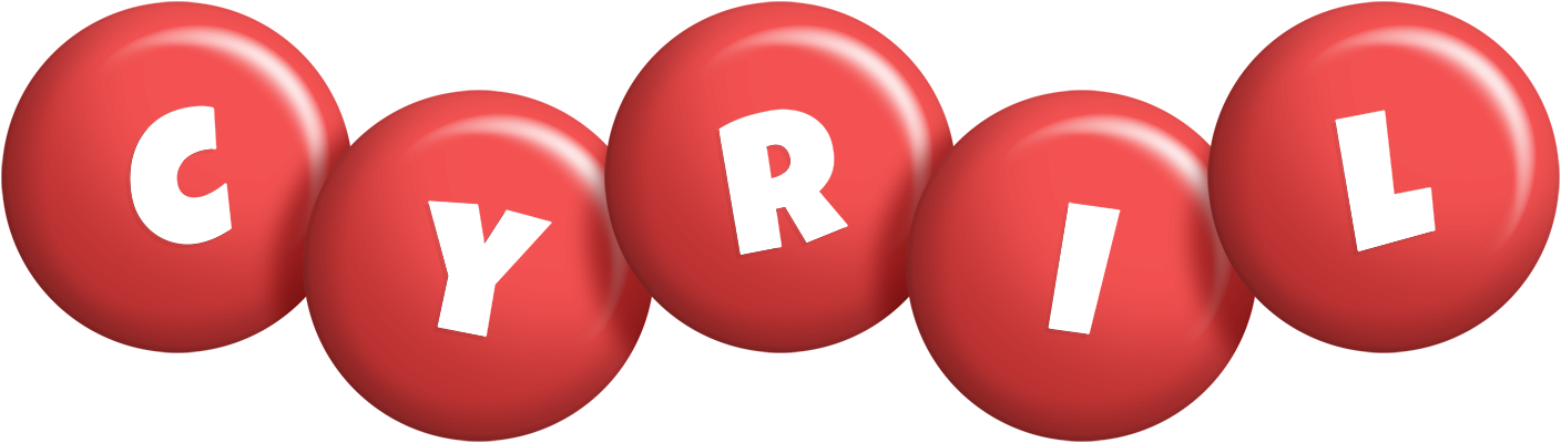 Cyril candy-red logo