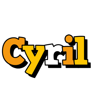 Cyril cartoon logo