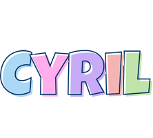 Cyril pastel logo