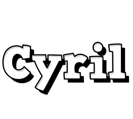 Cyril snowing logo