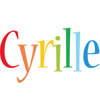 Cyrille birthday logo