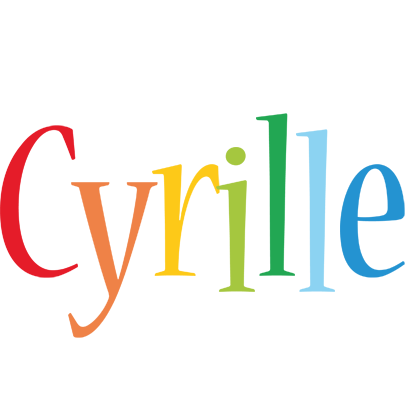 Cyrille birthday logo