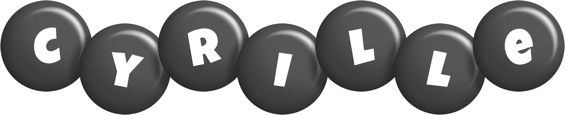 Cyrille candy-black logo
