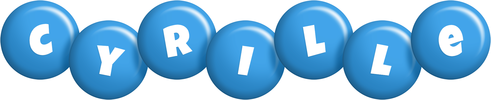 Cyrille candy-blue logo
