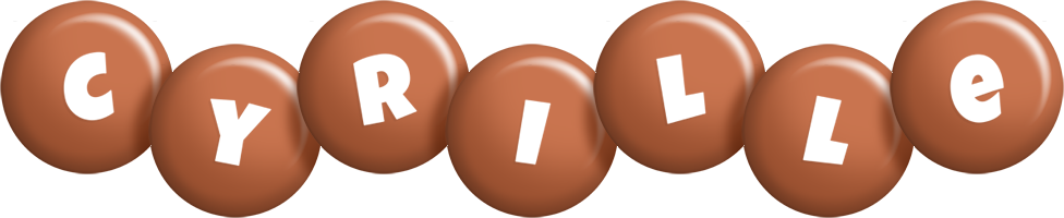 Cyrille candy-brown logo