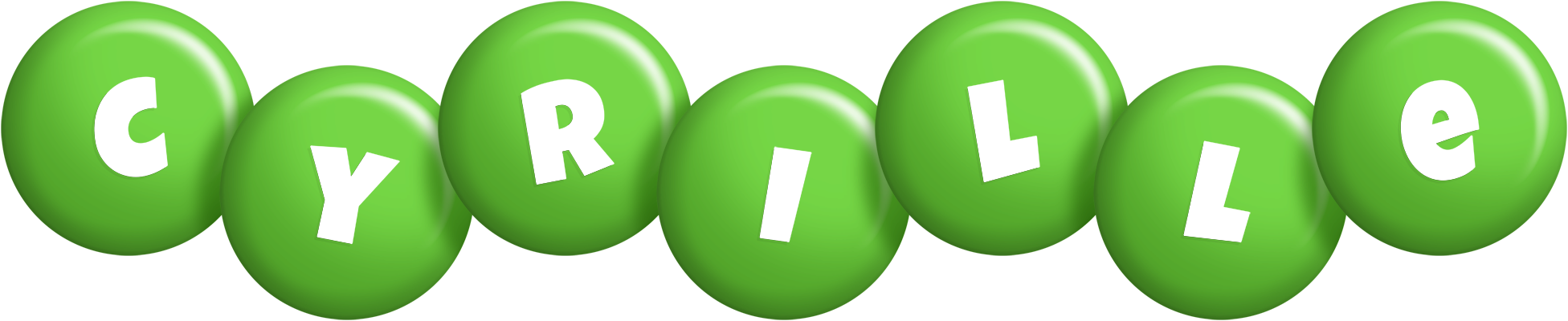 Cyrille candy-green logo