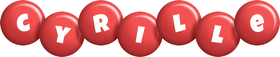 Cyrille candy-red logo