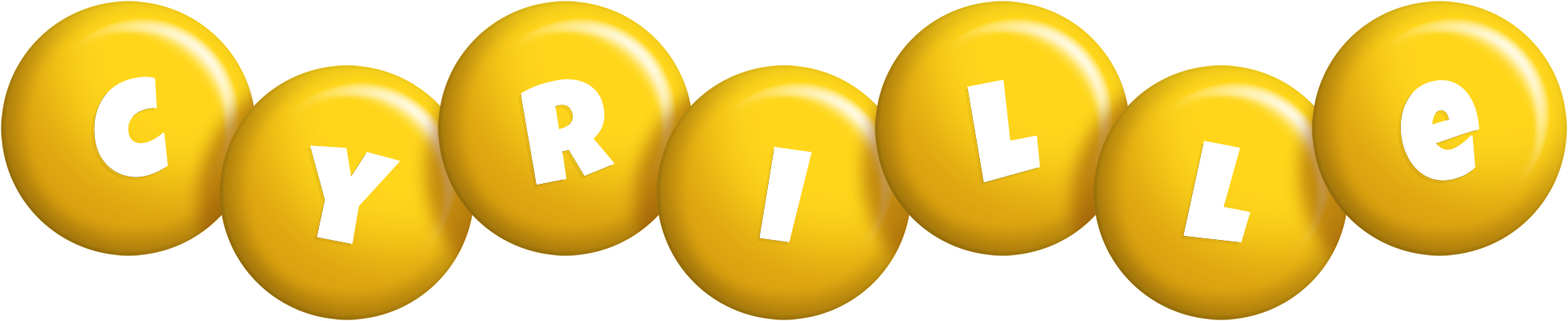 Cyrille candy-yellow logo