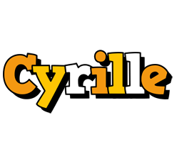 Cyrille cartoon logo